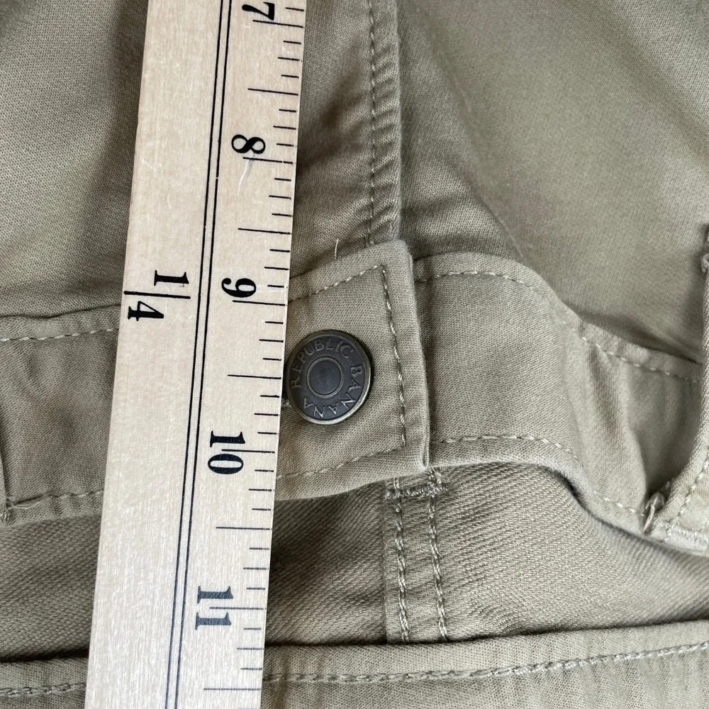 Banana Republic Travel Jean Mens 31x30 Tan Khaki Slim Fit Stretch Denim Pants